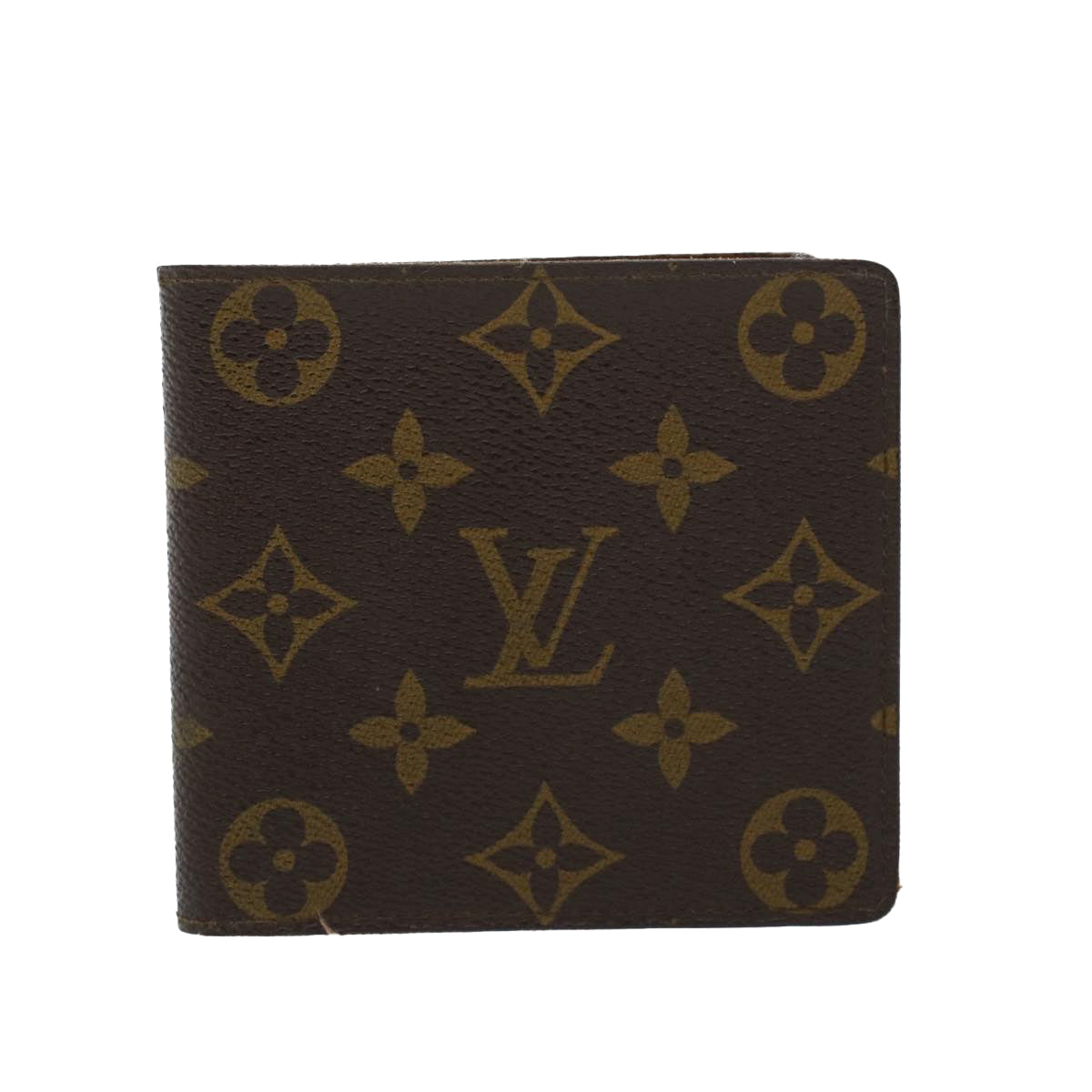 LOUIS VUITTON Monogram Porte Monnaie Bier Cartes Crdit Wallet M61652 Auth 44114