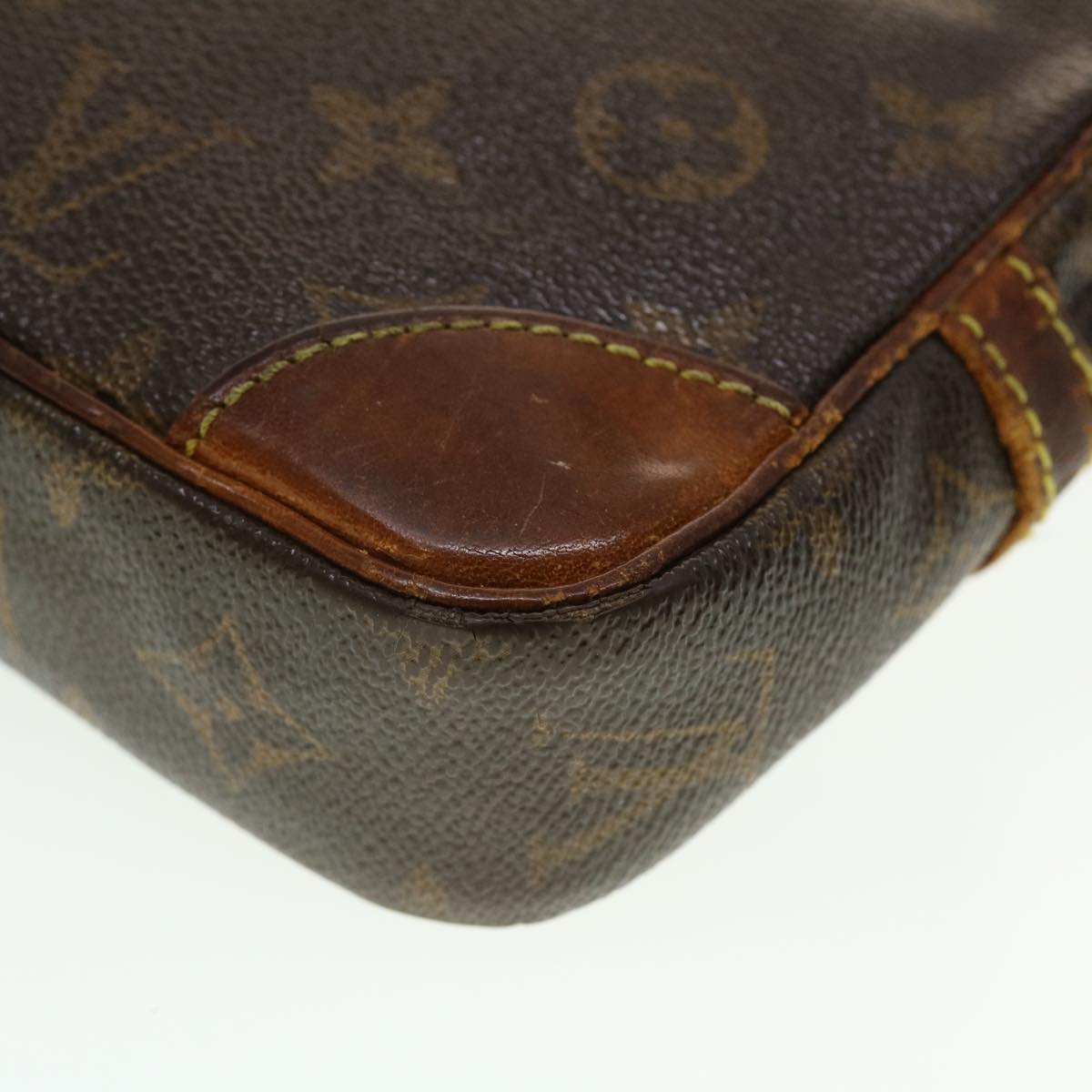 LOUIS VUITTON Monogram Marly Dragonne PM Clutch Bag M51827 LV Auth 44125