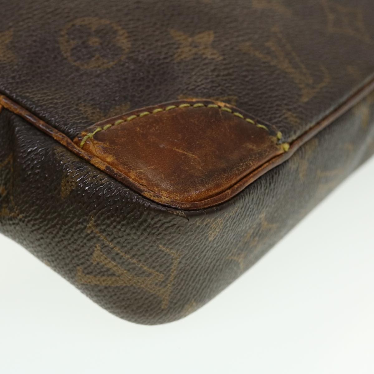 LOUIS VUITTON Monogram Marly Dragonne PM Clutch Bag M51827 LV Auth 44125