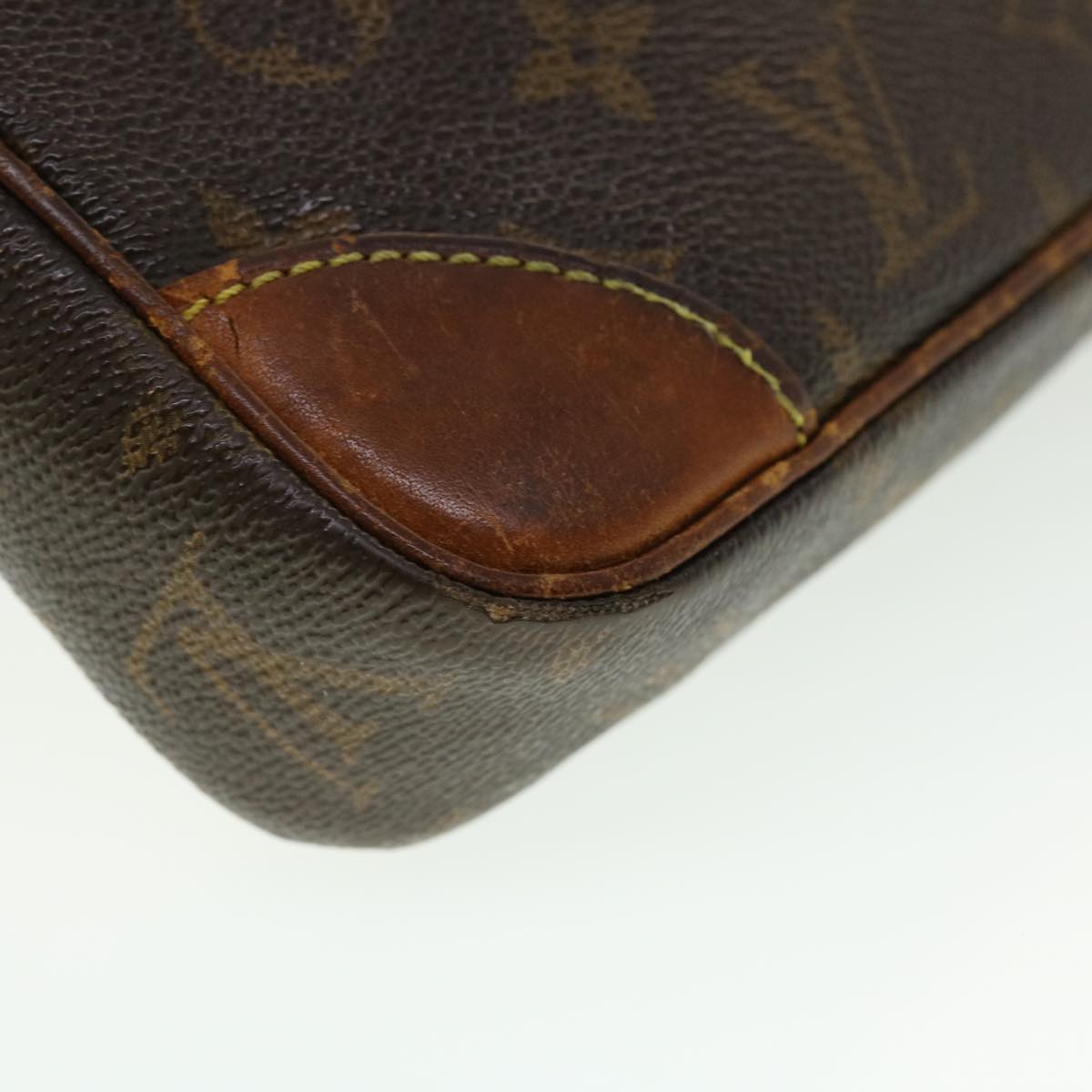 LOUIS VUITTON Monogram Marly Dragonne PM Clutch Bag M51827 LV Auth 44125