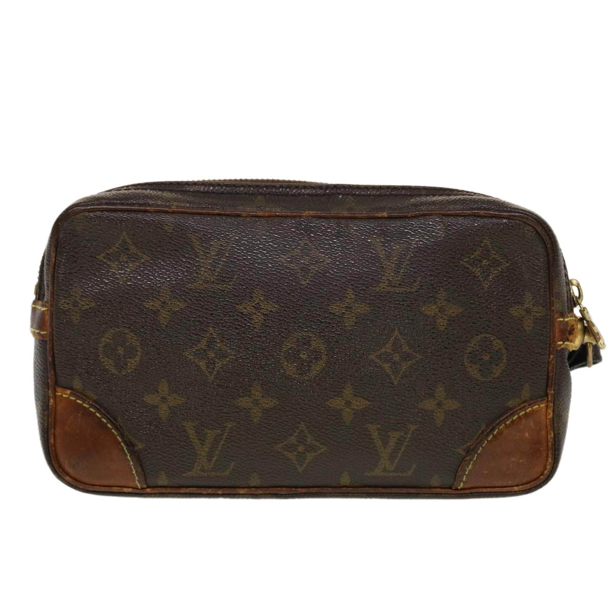 LOUIS VUITTON Monogram Marly Dragonne PM Clutch Bag M51827 LV Auth 44125 - 0