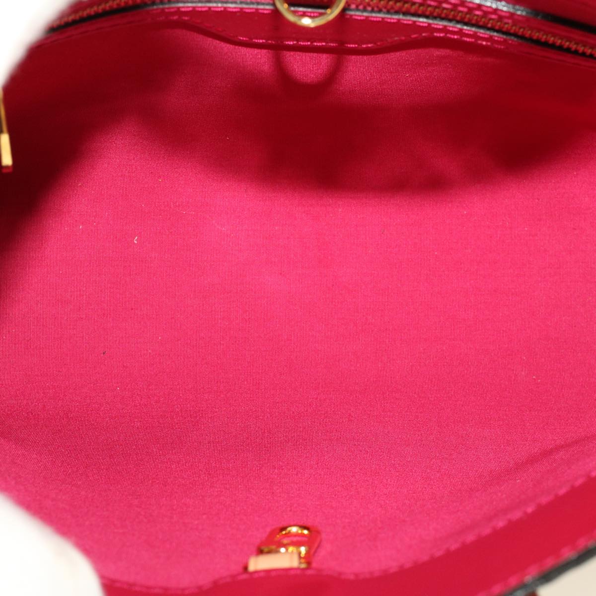 LOUIS VUITTON Monogram Vernis Catalina BB Hand Bag Red M90016 LV Auth 44126