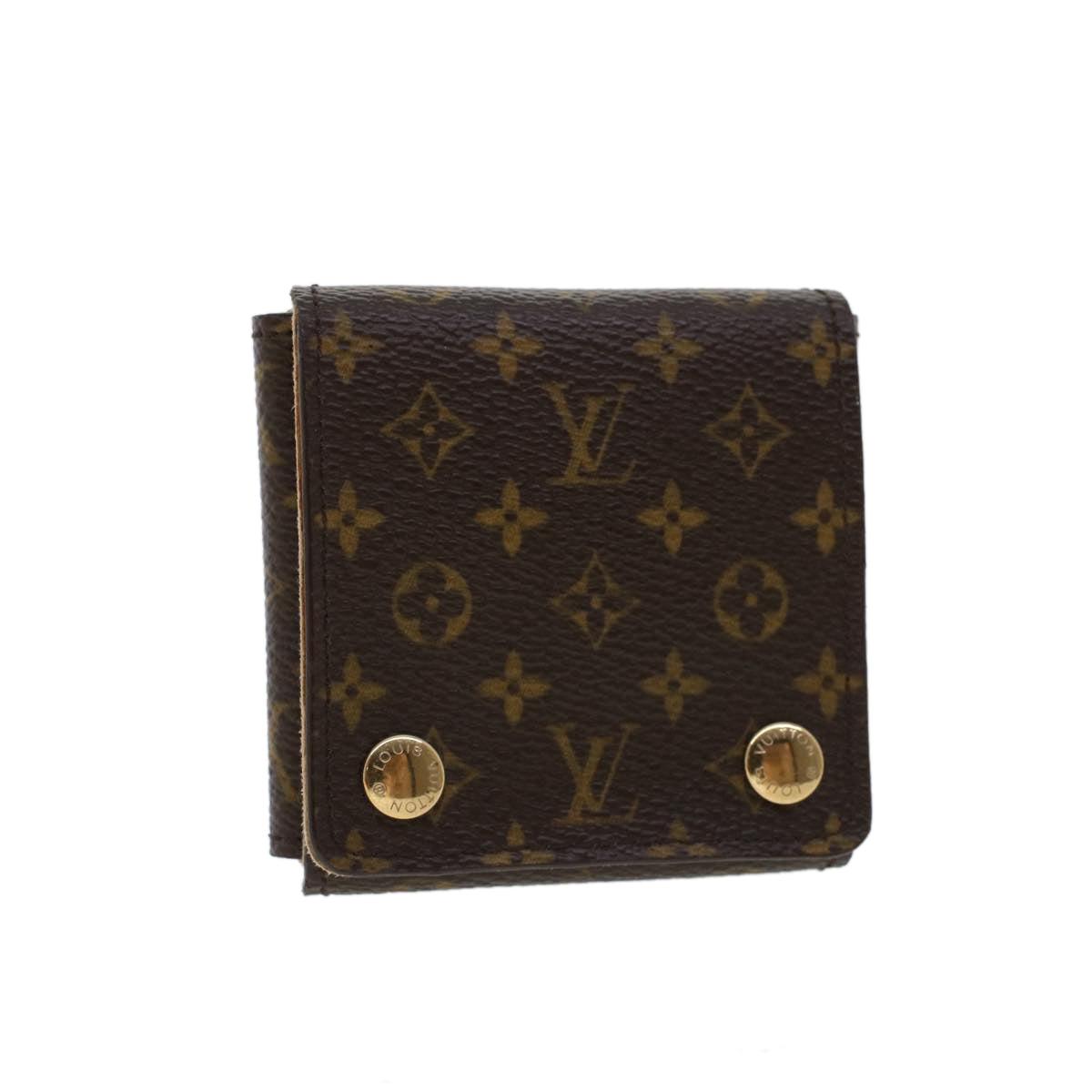 LOUIS VUITTON Monogram Jewelry Case Accessory Case LV Auth 44127