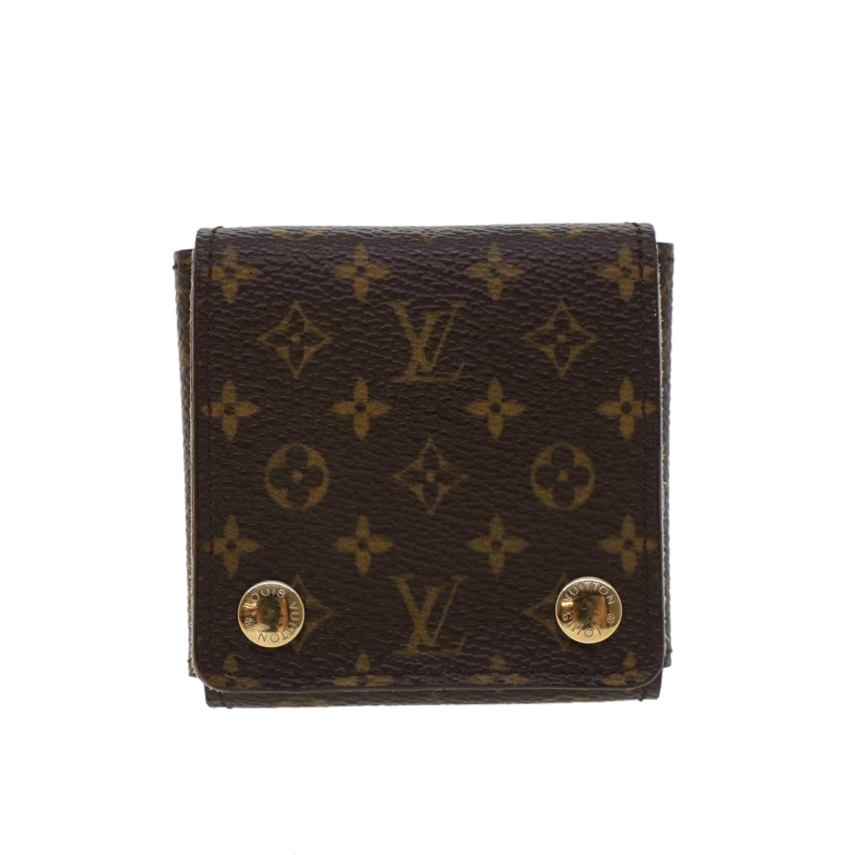 LOUIS VUITTON Monogram Jewelry Case Accessory Case LV Auth 44127