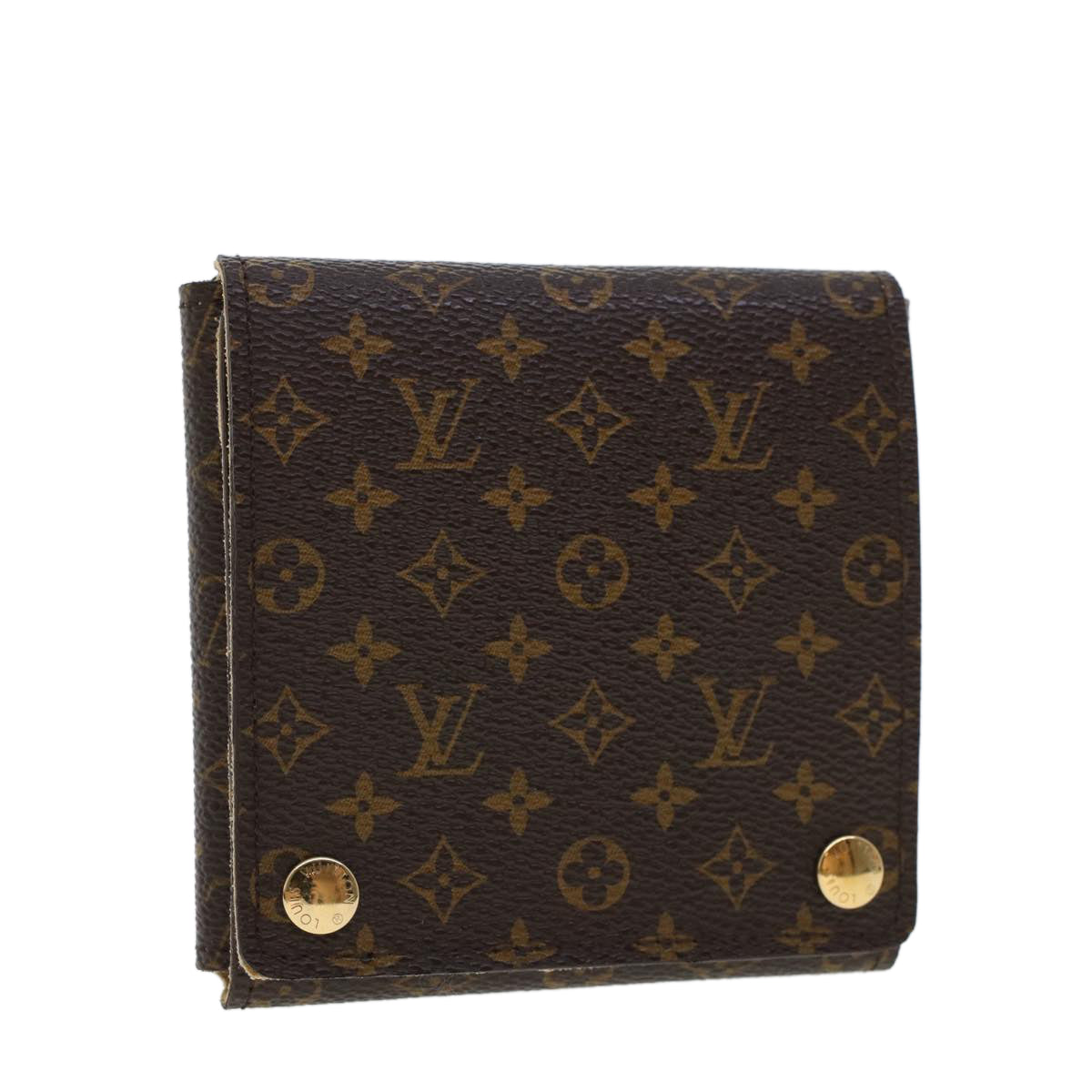 LOUIS VUITTON Monogram Jewelry Case Accessory Case LV Auth 44128