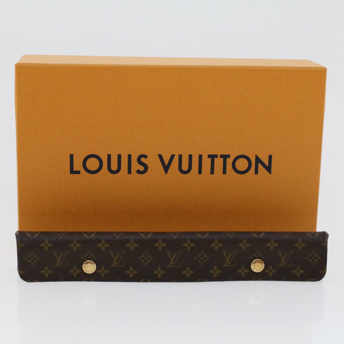 LOUIS VUITTON Monogram Jewelry Case Accessory Case LV Auth 44129