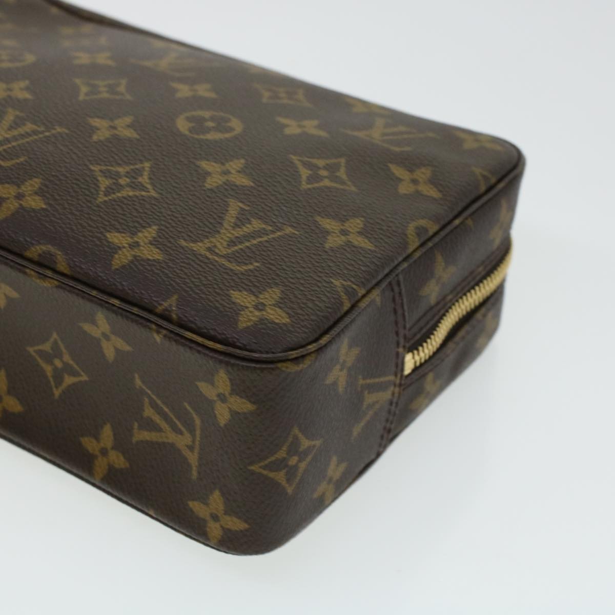 LOUIS VUITTON Monogram Trousse Toilette 23 Clutch Bag M47524 LV Auth 44130