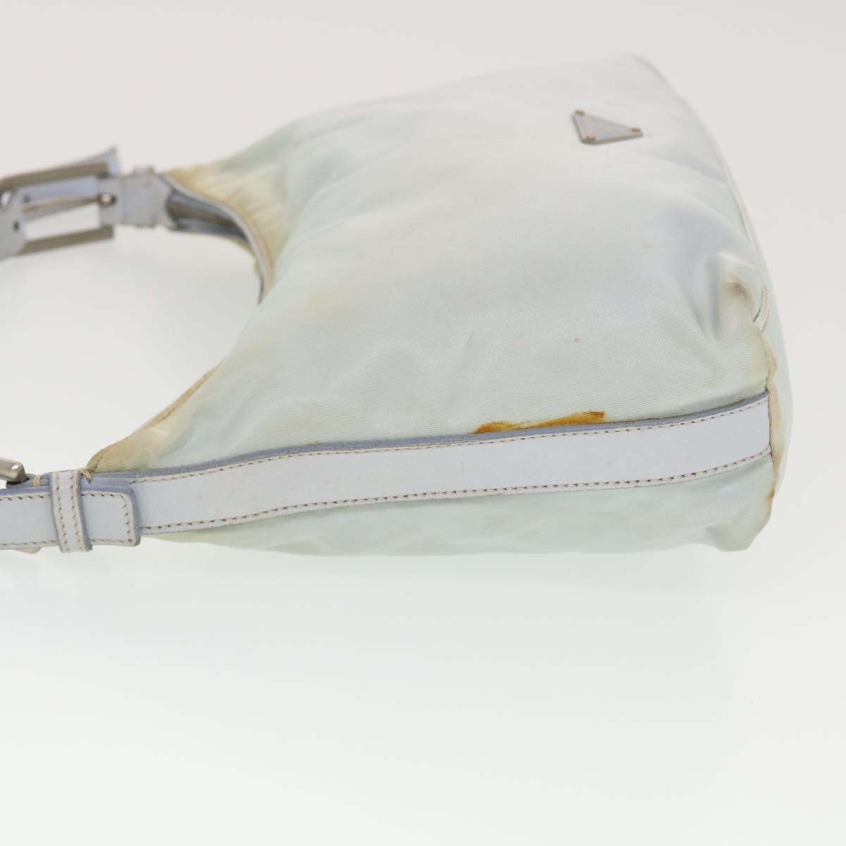 PRADA Shoulder Bag Nylon Light Blue Auth 44149