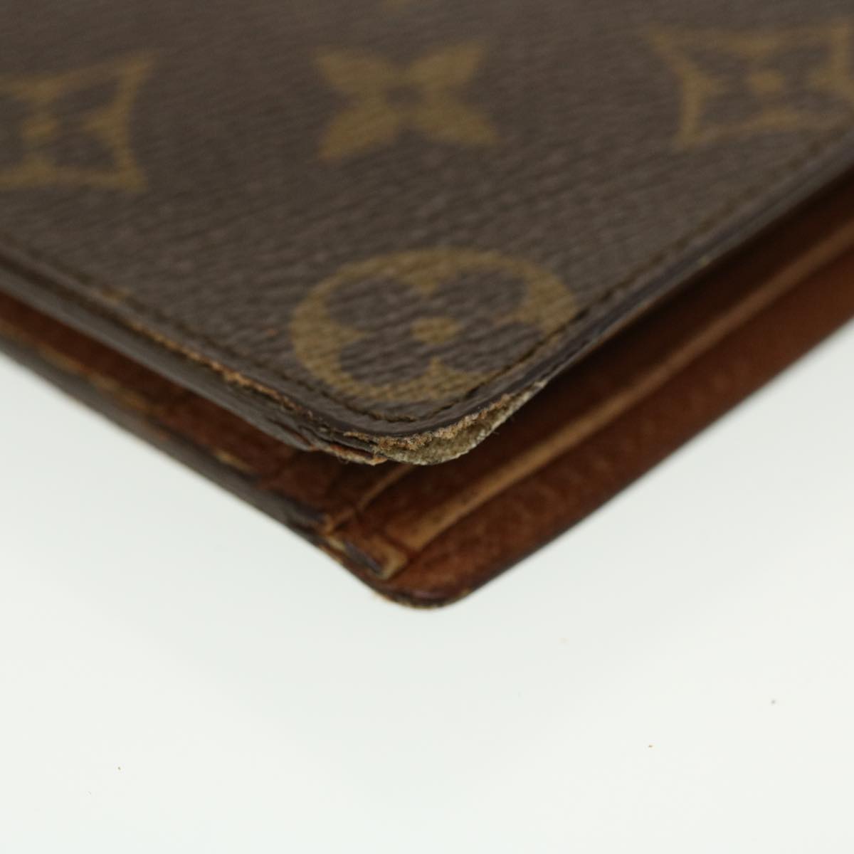 LOUIS VUITTON Monogram Portefeuille Marco Bifold Wallet M61675 LV Auth 44199