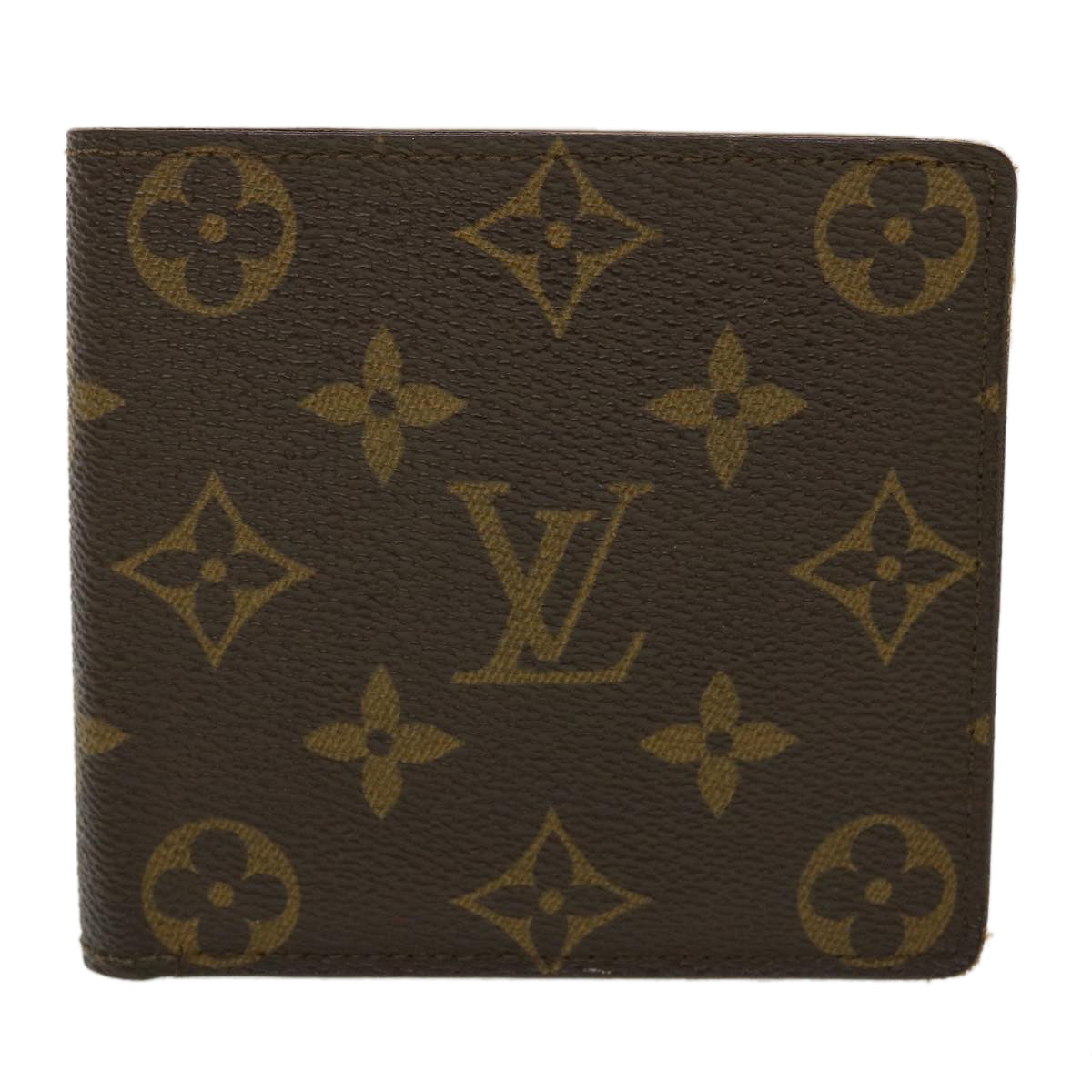 LOUIS VUITTON Monogram Portefeuille Marco Bifold Wallet M61675 LV Auth 44199