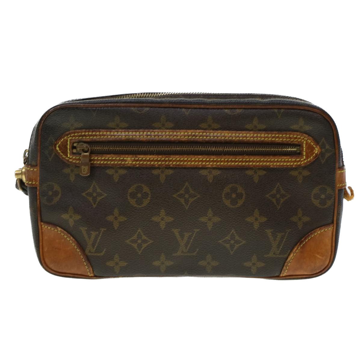 LOUIS VUITTON Monogram Marly Dragonne GM Clutch Bag M51825 LV Auth 44292