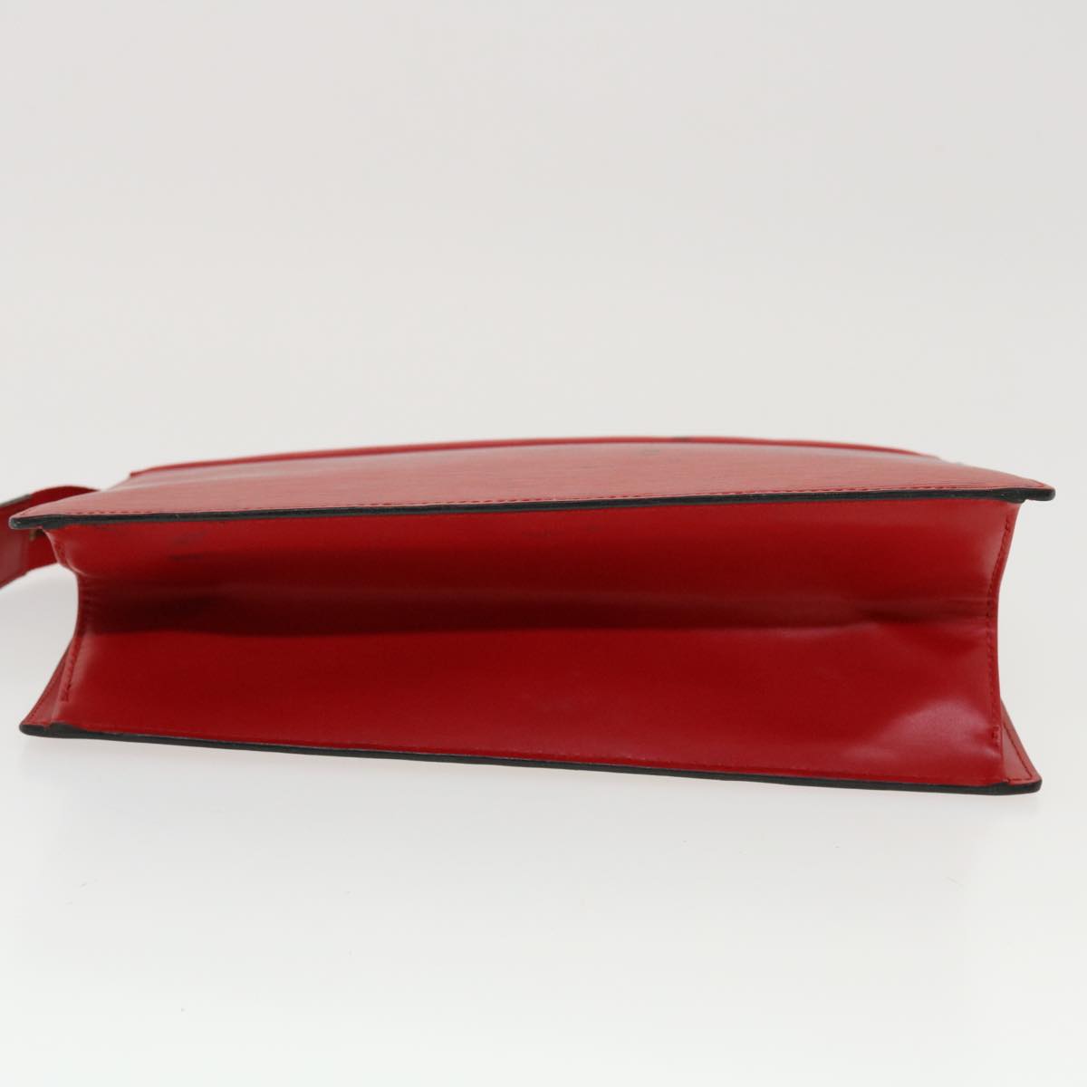 LOUIS VUITTON Epi Trousse Crete Clutch Bag Red M48407 LV Auth 44301