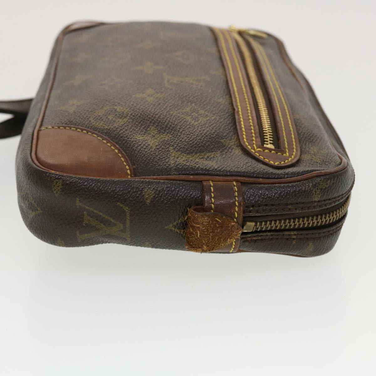 LOUIS VUITTON Monogram Marly Dragonne GM Clutch Bag M51825 LV Auth 44312