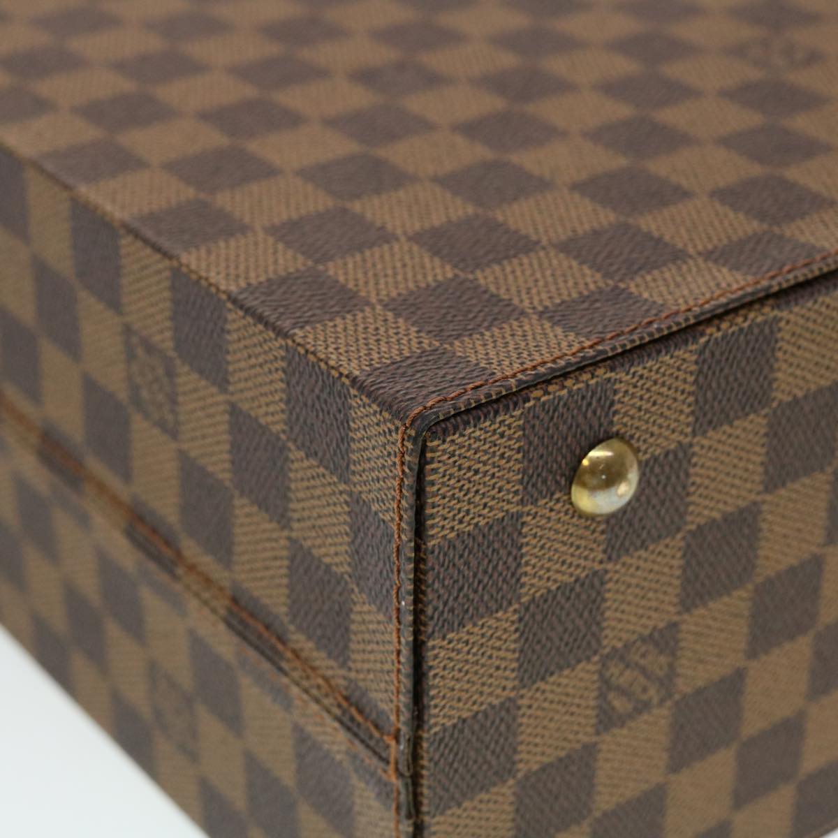 LOUIS VUITTON Damier Ebene Garbage Can SPO LV Auth 44408A