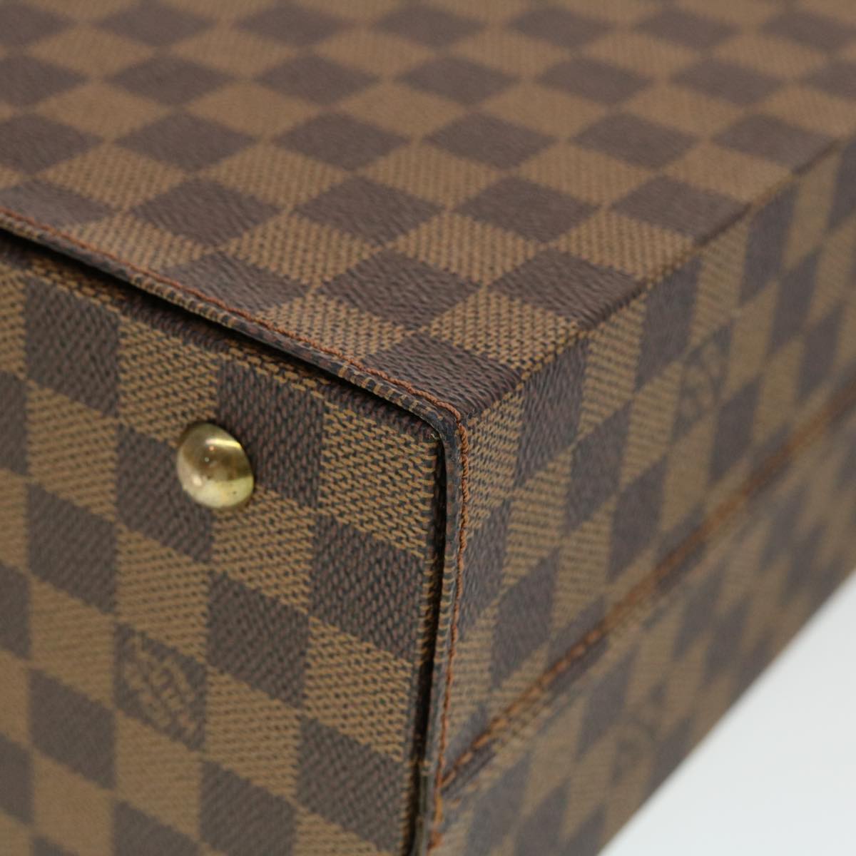 LOUIS VUITTON Damier Ebene Garbage Can SPO LV Auth 44408A