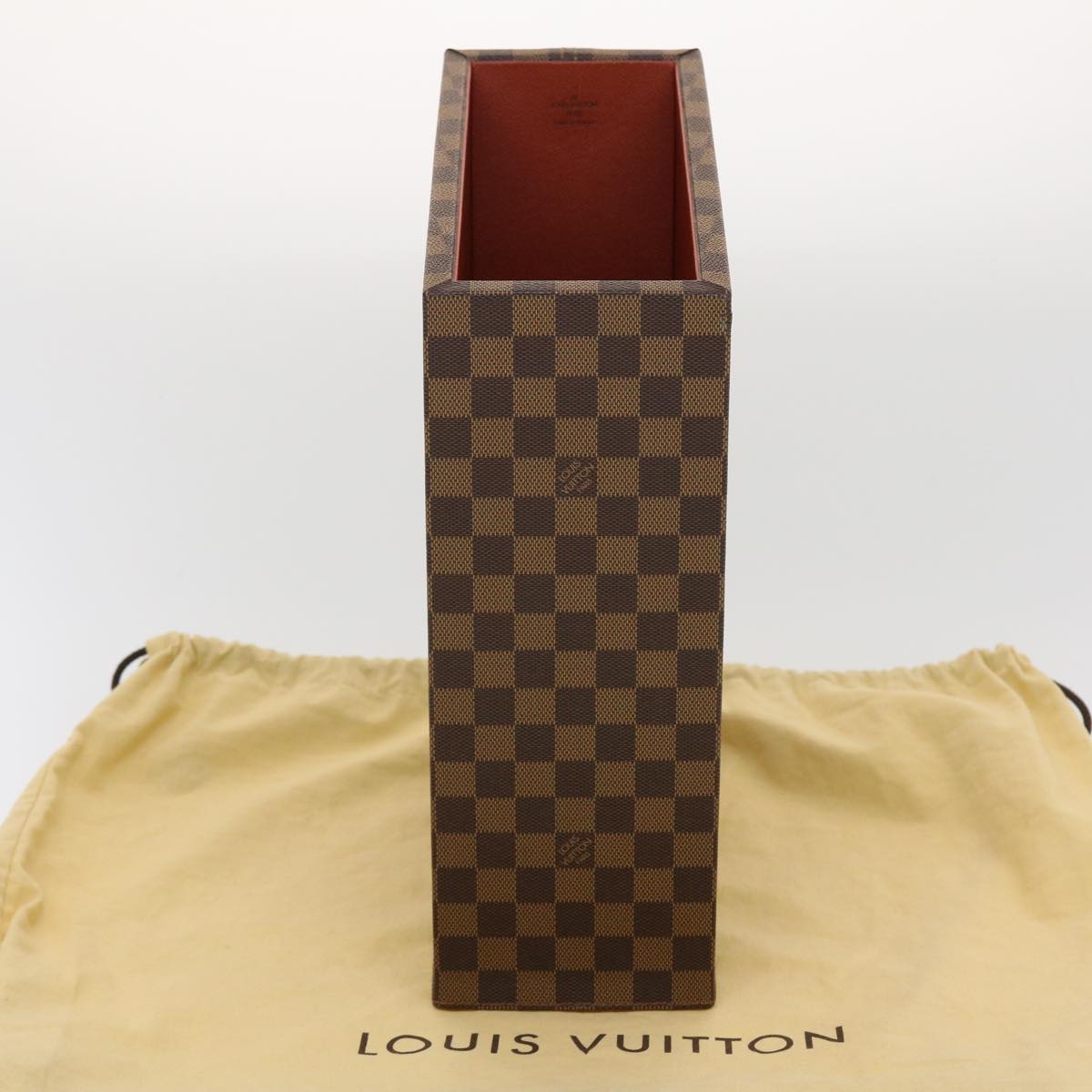 LOUIS VUITTON Damier Ebene Garbage Can SPO LV Auth 44408A