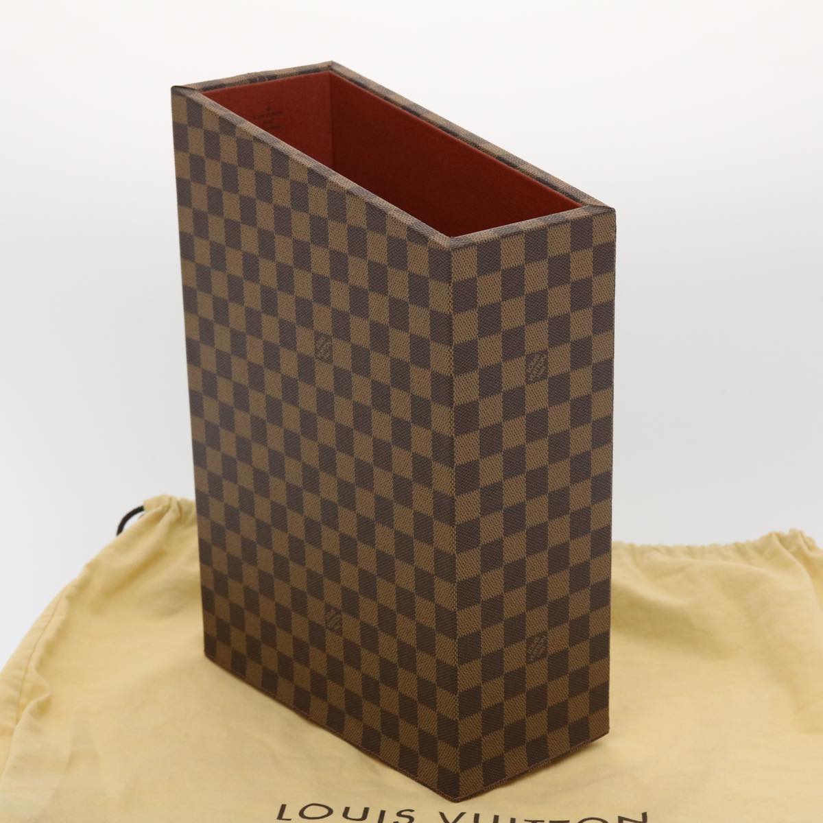 LOUIS VUITTON Damier Ebene Garbage Can SPO LV Auth 44408A