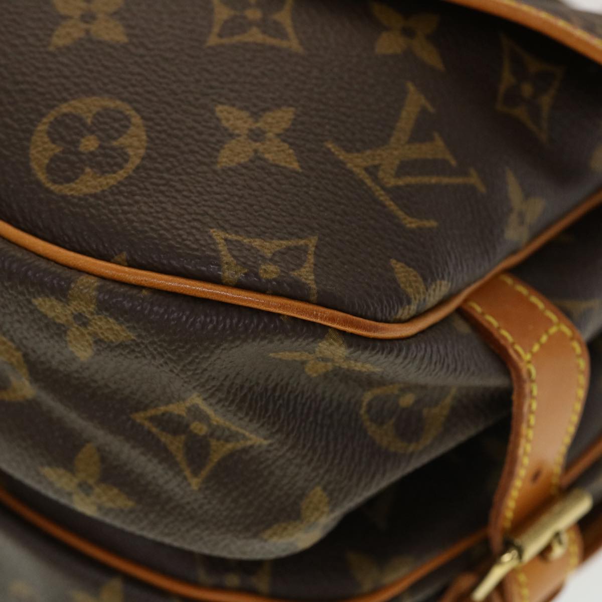 LOUIS VUITTON Monogram Saumur 30 Shoulder Bag M42256 LV Auth 44417