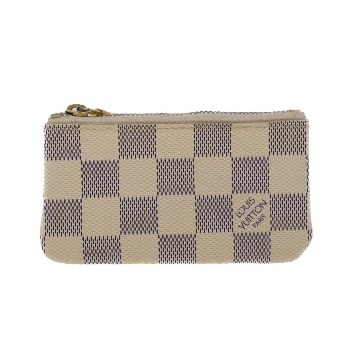 LOUIS VUITTON Damier Azur Pochette Cles Coin Purse N62659 LV Auth 44422 - 0