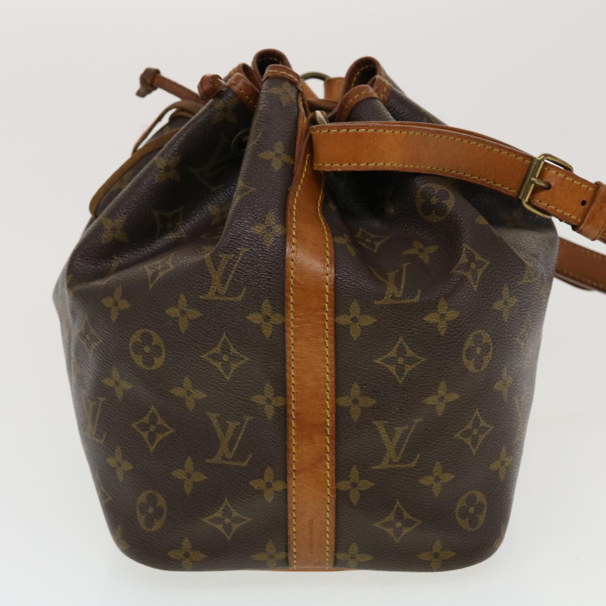 LOUIS VUITTON Monogram Petit Noe Shoulder Bag M42226 LV Auth 44445