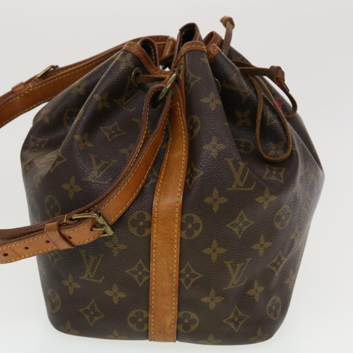 LOUIS VUITTON Monogram Petit Noe Shoulder Bag M42226 LV Auth 44445