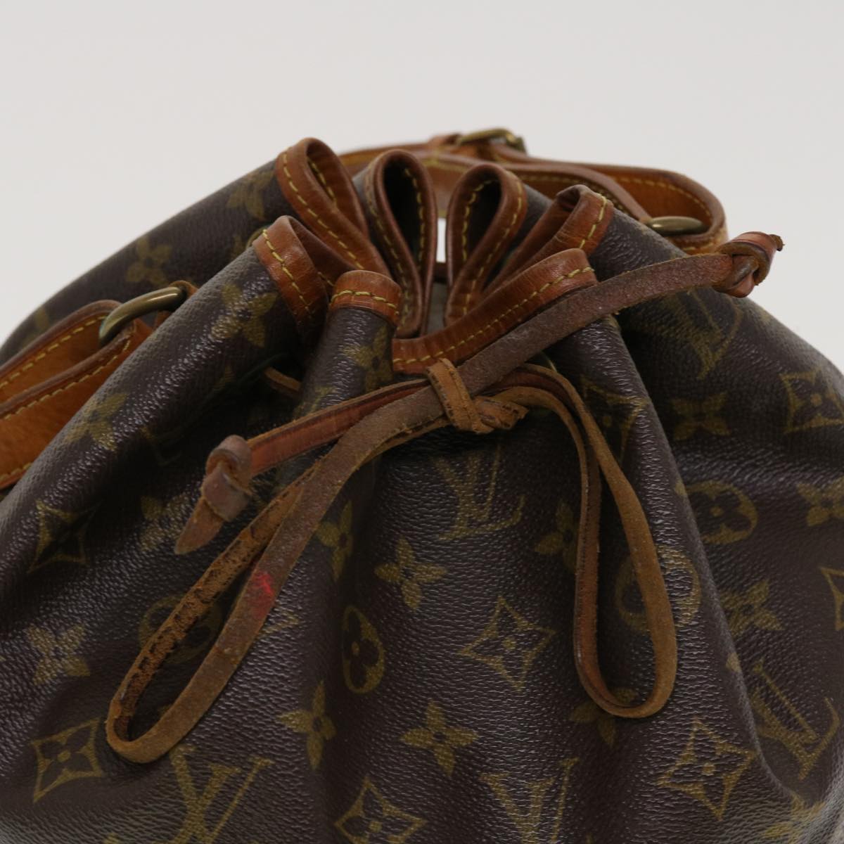 LOUIS VUITTON Monogram Petit Noe Shoulder Bag M42226 LV Auth 44445