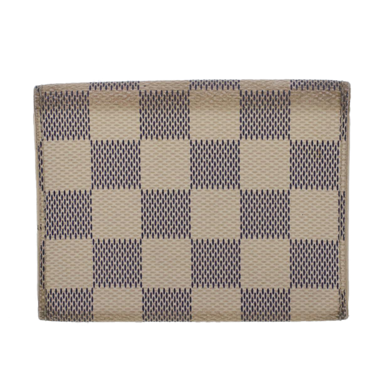 LOUIS VUITTON Damier Azur Amberop Cartes de Visit Card Case N61746 LV Auth 44486 - 0