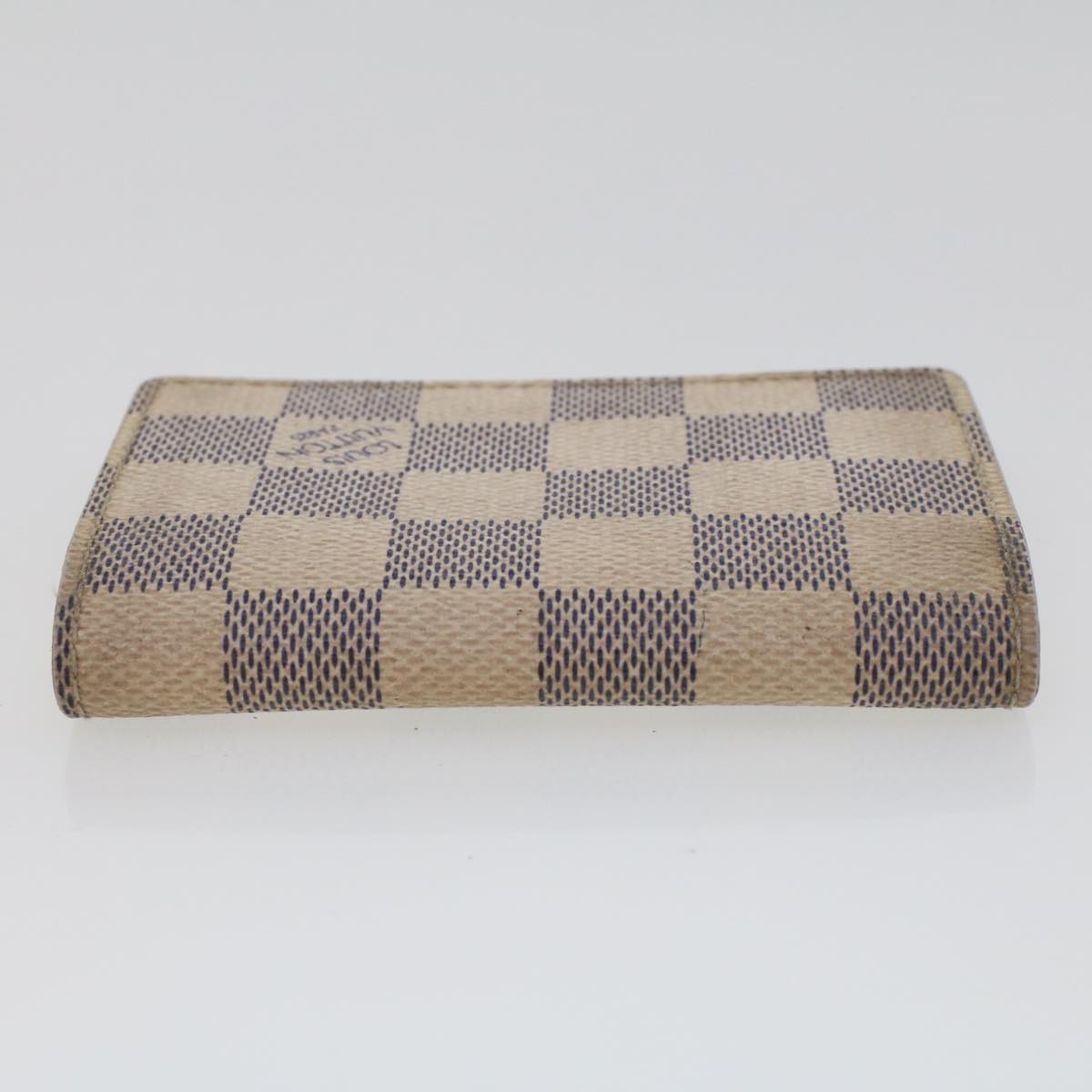 LOUIS VUITTON Damier Azur Amberop Cartes de Visit Card Case N61746 LV Auth 44486