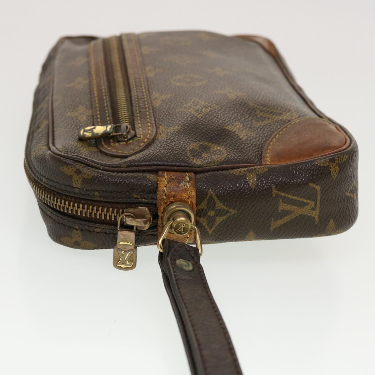 LOUIS VUITTON Monogram Marly Dragonne GM Clutch Bag M51825 LV Auth 44498