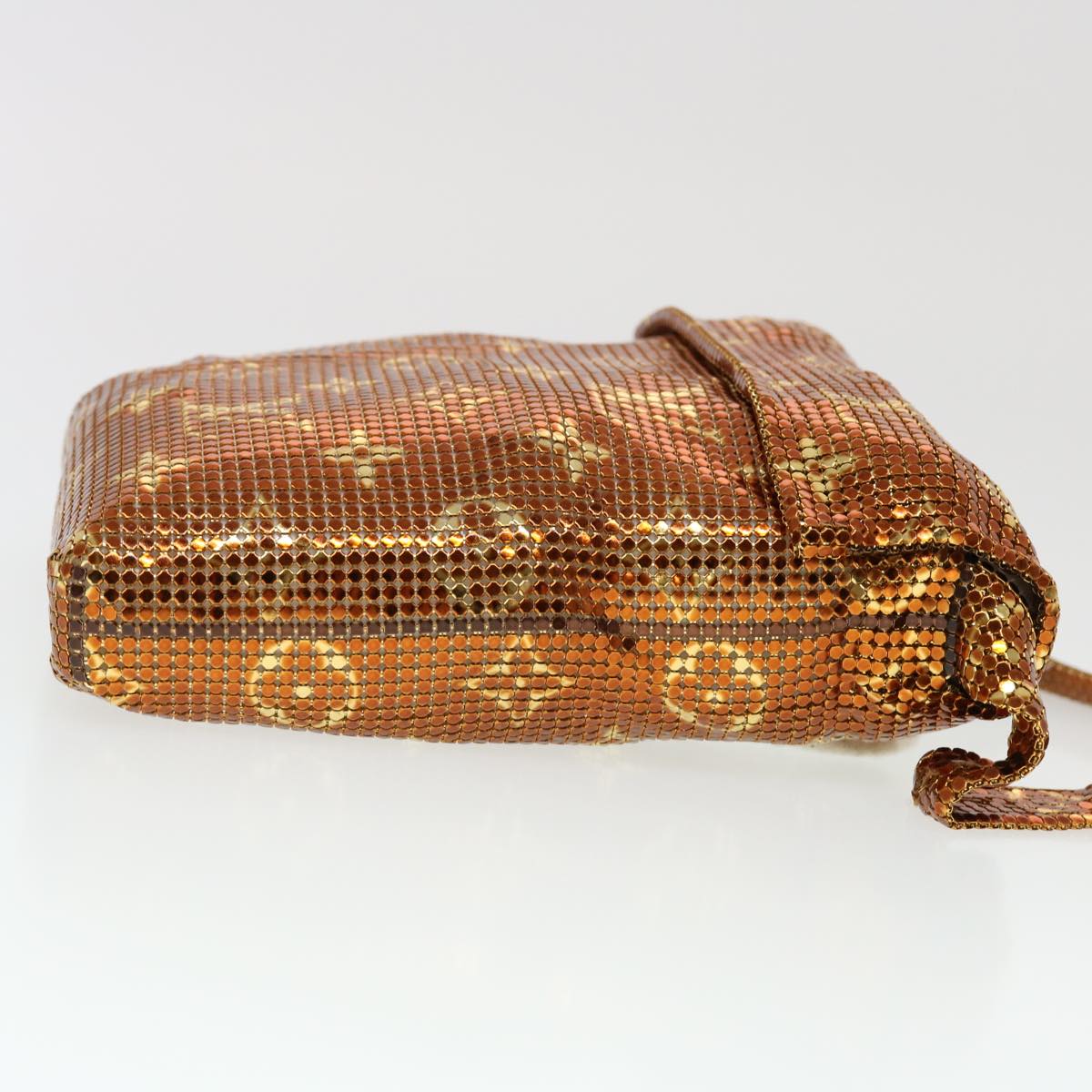 LOUIS VUITTON Monogram Mesh Frances Shoulder Bag Sequin M92287 LV Auth 44524A