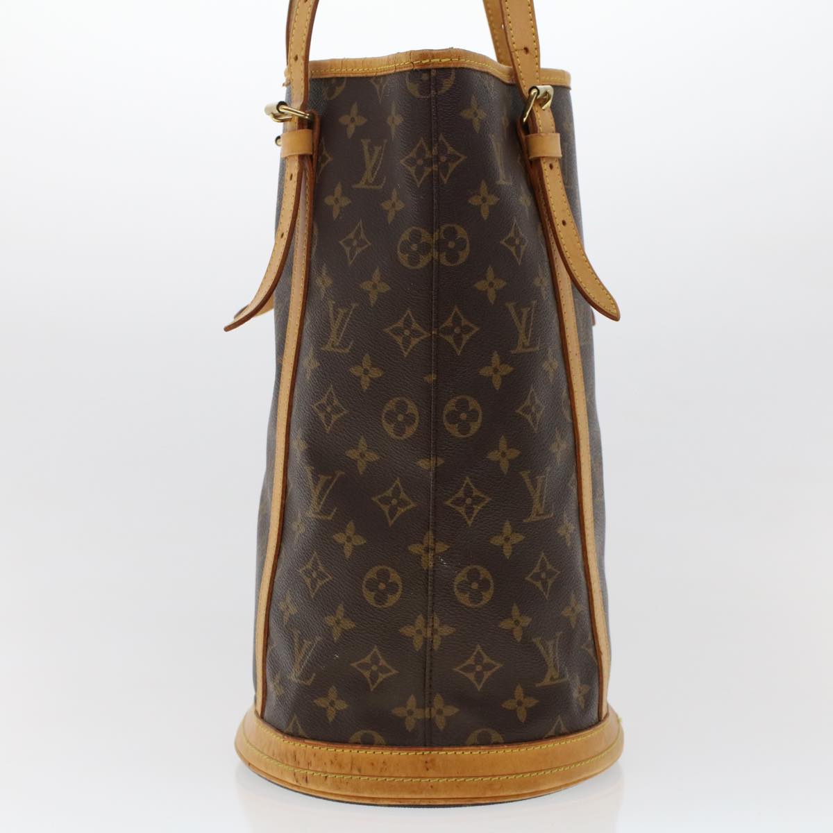 LOUIS VUITTON Monogram Bucket GM Shoulder Bag M42236 LV Auth 44535