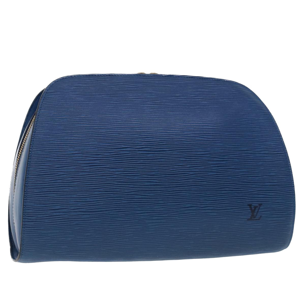 LOUIS VUITTON Epi Dauphine GM Clutch Bag Blue M48435 LV Auth 44560