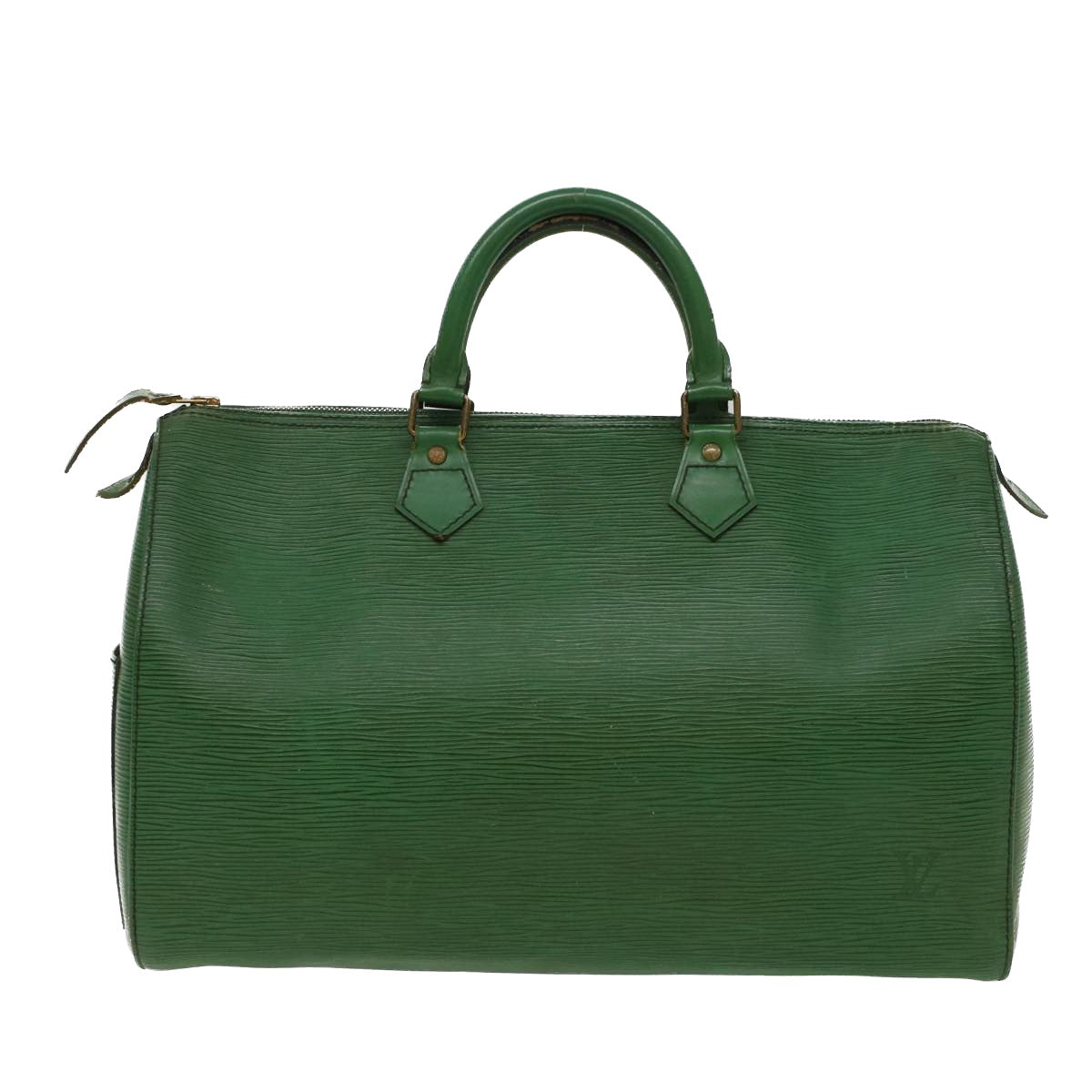 LOUIS VUITTON Epi Speedy 35 Hand Bag Borneo Green M42994 LV Auth 44597 - 0