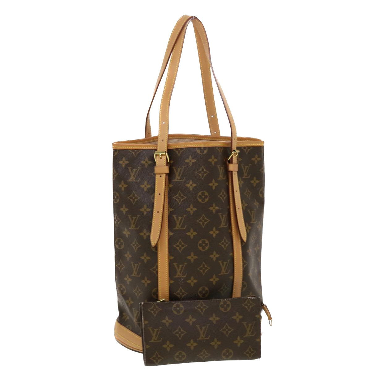 LOUIS VUITTON Monogram Bucket GM Shoulder Bag M42236 LV Auth 44613