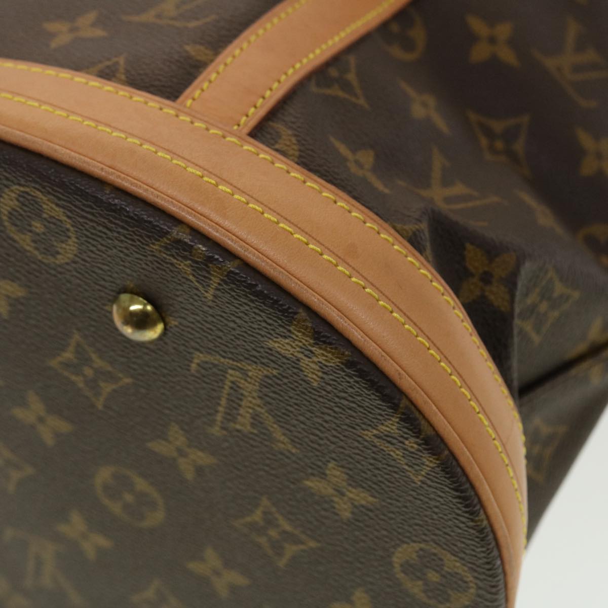 LOUIS VUITTON Monogram Bucket GM Shoulder Bag M42236 LV Auth 44613