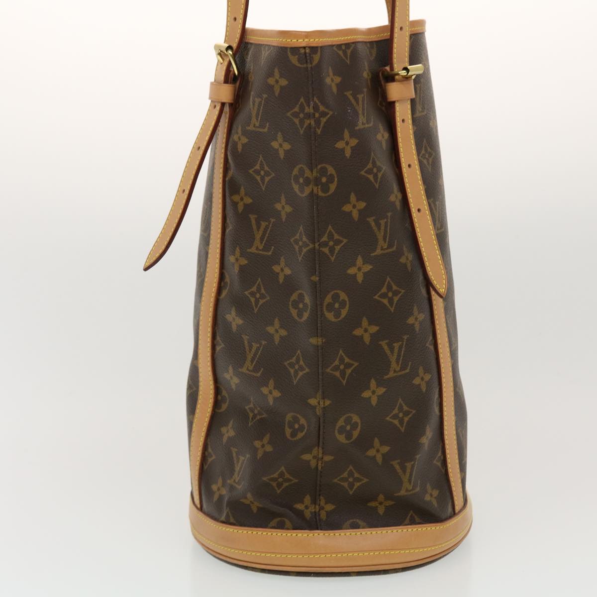 LOUIS VUITTON Monogram Bucket GM Shoulder Bag M42236 LV Auth 44613