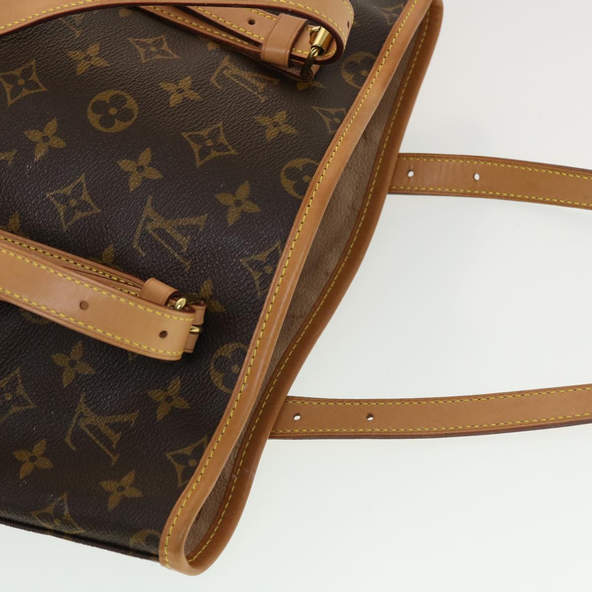 LOUIS VUITTON Monogram Bucket GM Shoulder Bag M42236 LV Auth 44613