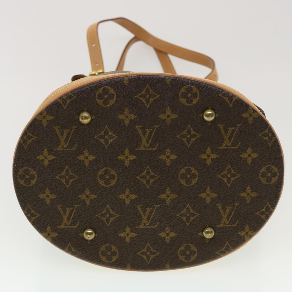 LOUIS VUITTON Monogram Bucket GM Shoulder Bag M42236 LV Auth 44613