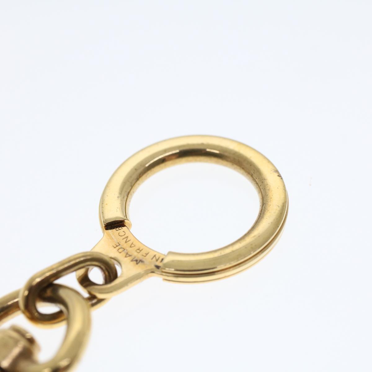 LOUIS VUITTON Anneau Cles Key Holder Metal Gold Tone LV Auth 44614