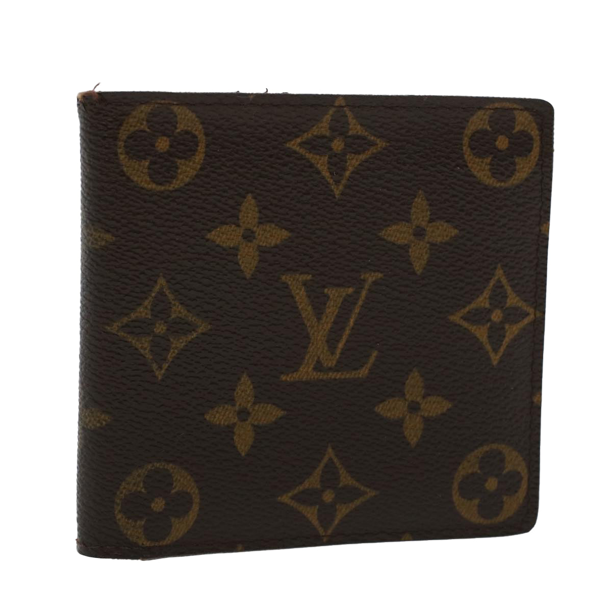 LOUIS VUITTON Monogram Portefeuille Marco Bifold Wallet M61675 LV Auth 44624