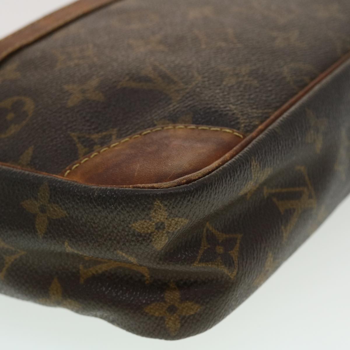 LOUIS VUITTON Monogram Compiegne 28 Clutch Bag M51845 LV Auth 44625