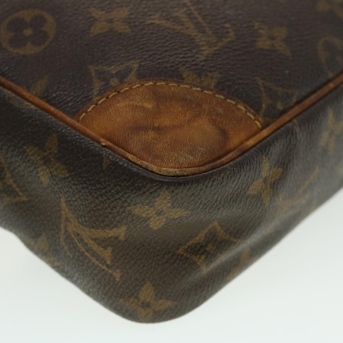 LOUIS VUITTON Monogram Compiegne 28 Clutch Bag M51845 LV Auth 44625