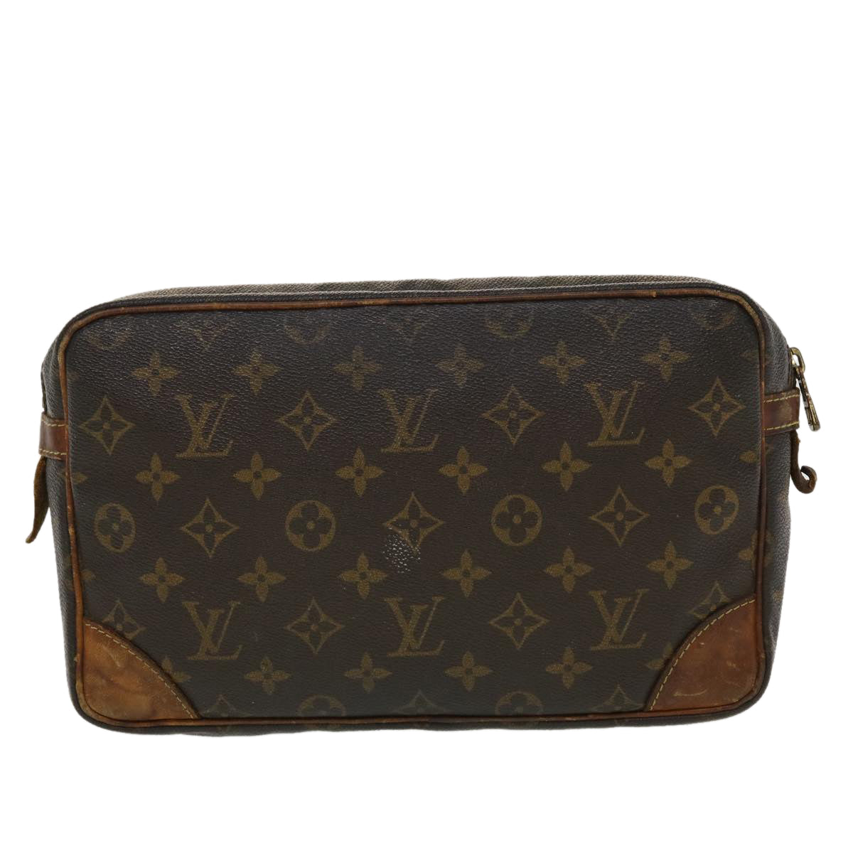 LOUIS VUITTON Monogram Compiegne 28 Clutch Bag M51845 LV Auth 44625 - 0