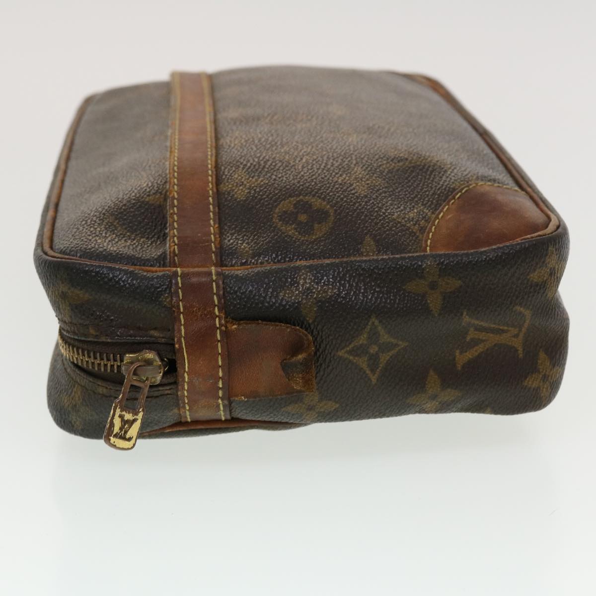 LOUIS VUITTON Monogram Compiegne 28 Clutch Bag M51845 LV Auth 44625