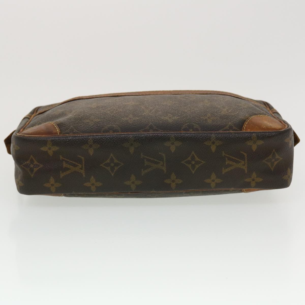 LOUIS VUITTON Monogram Compiegne 28 Clutch Bag M51845 LV Auth 44625