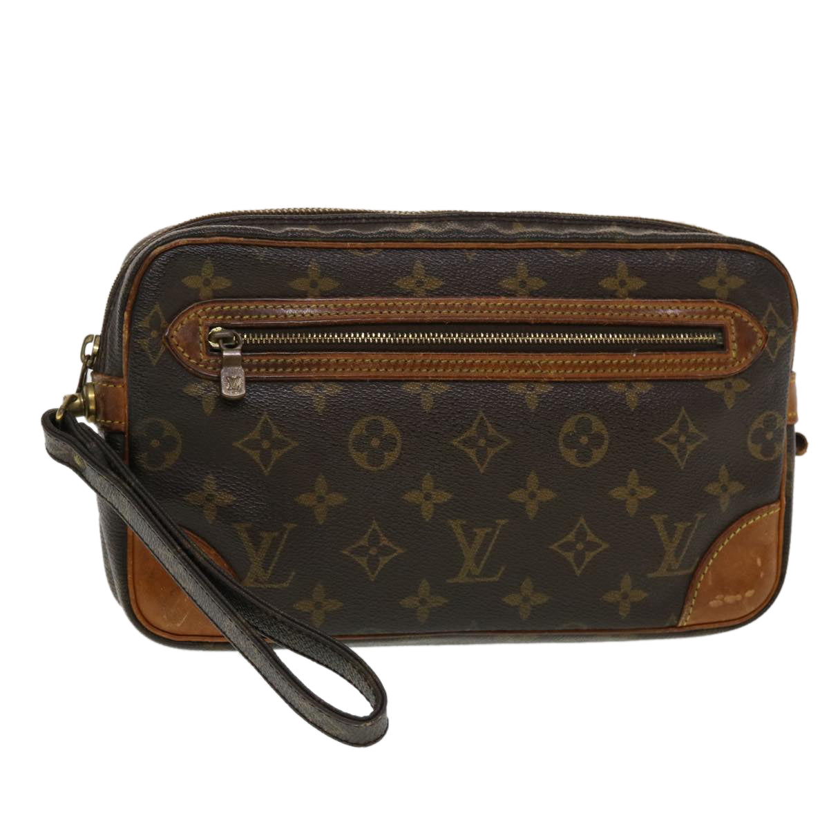 LOUIS VUITTON Monogram Marly Dragonne GM Clutch Bag M51825 LV Auth 44626