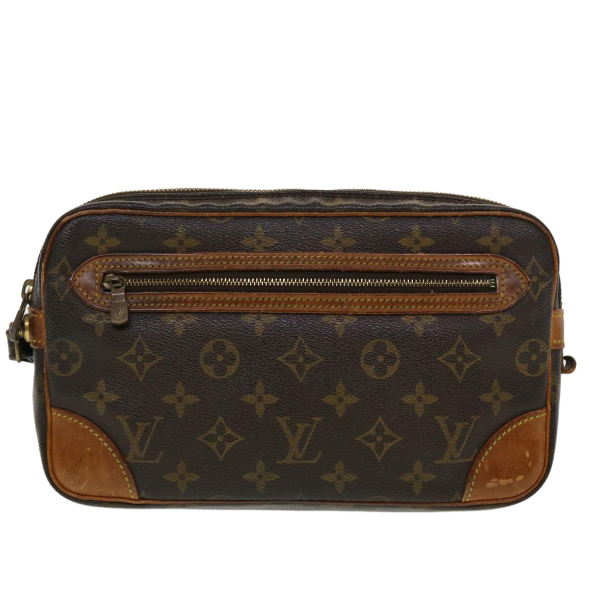 LOUIS VUITTON Monogram Marly Dragonne GM Clutch Bag M51825 LV Auth 44626