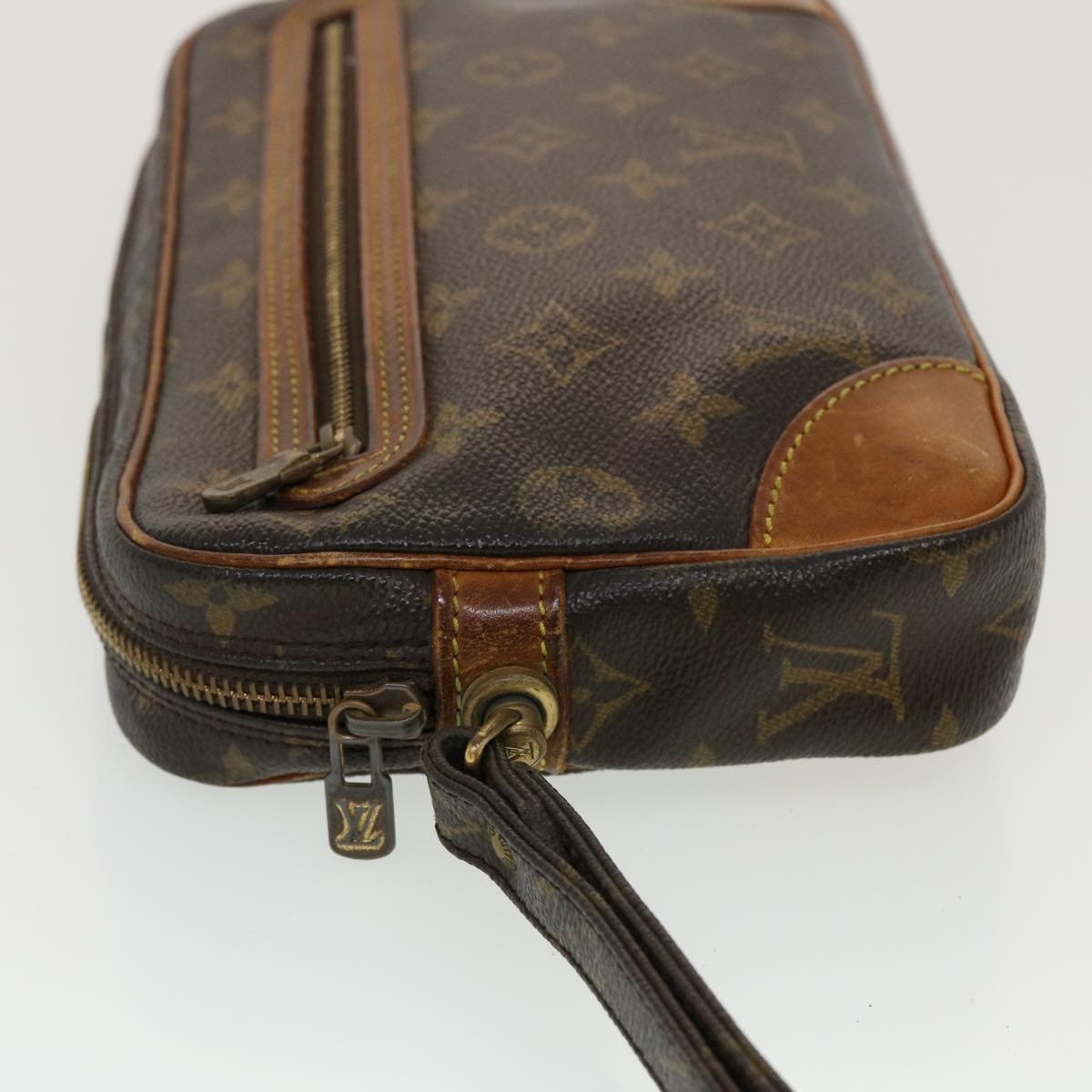 LOUIS VUITTON Monogram Marly Dragonne GM Clutch Bag M51825 LV Auth 44626