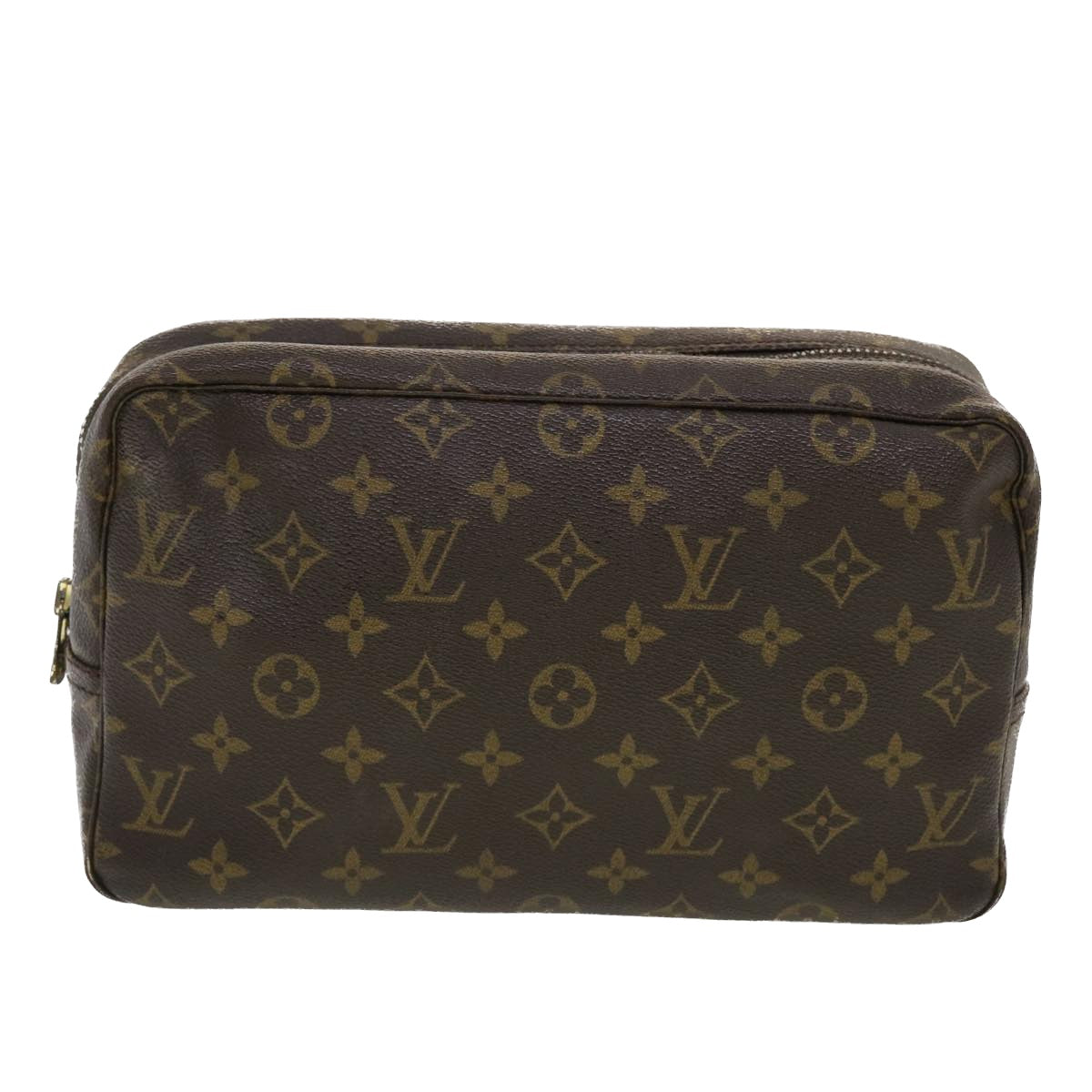 LOUIS VUITTON Monogram Trousse Toilette 28 Clutch Bag M47522 LV Auth 44629