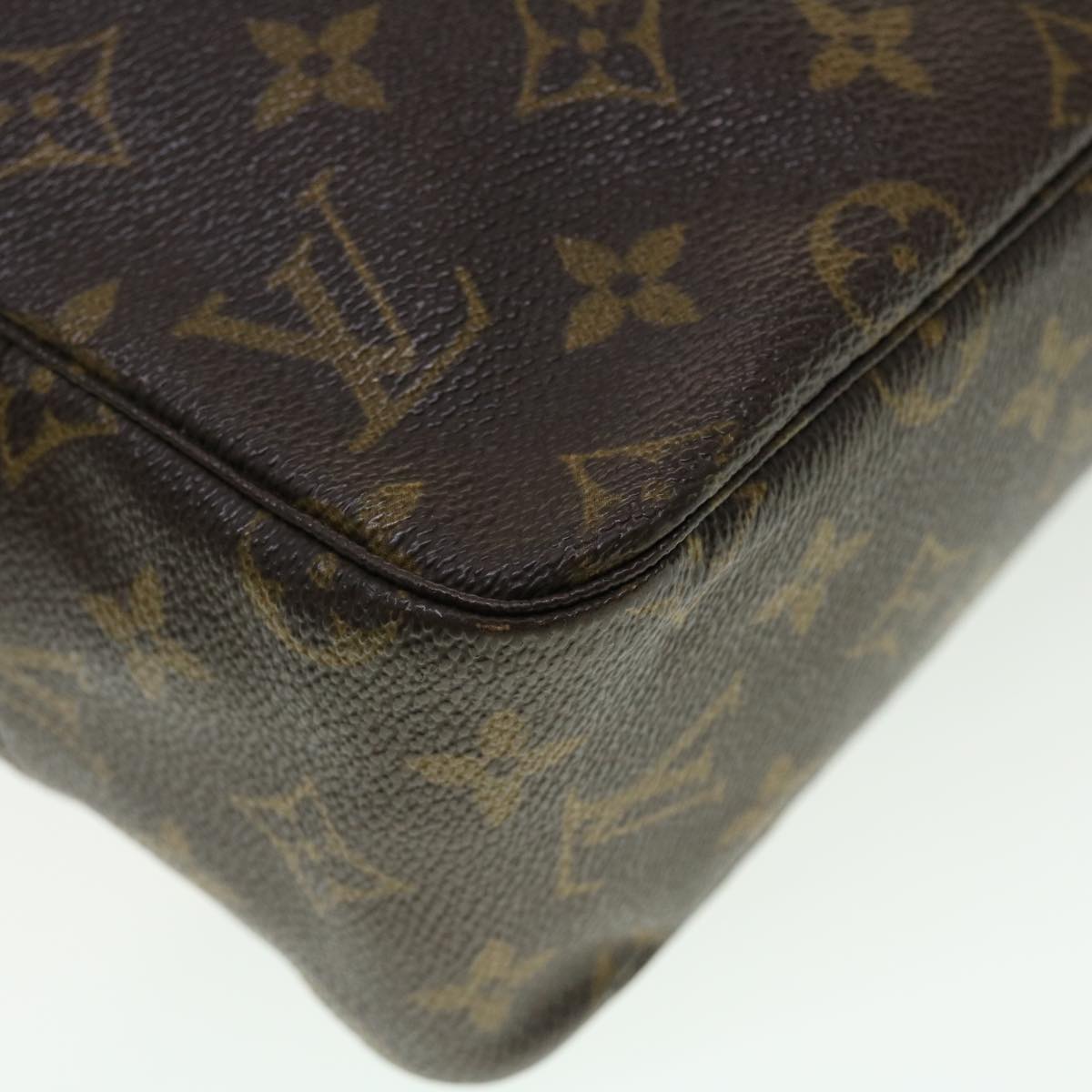 LOUIS VUITTON Monogram Trousse Toilette 28 Clutch Bag M47522 LV Auth 44629